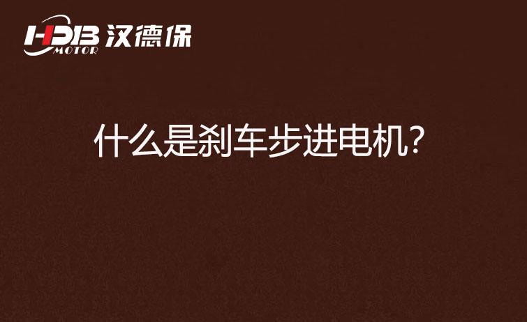 什么是剎車步進(jìn)電機(jī)？